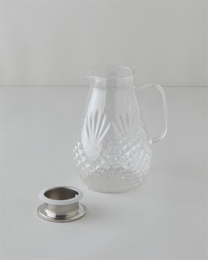 Cresca Borosilikat Sürahi 1800 ml Şeffaf