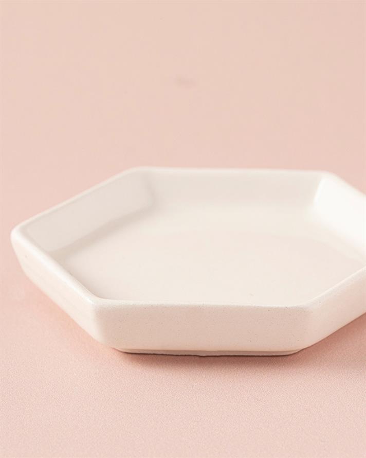 Crispy Flowers Seramik Çerezlik Krem