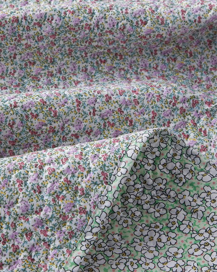 Crispy Garden King Size Çok Amaçlı Örtü 240x220 cm Pembe