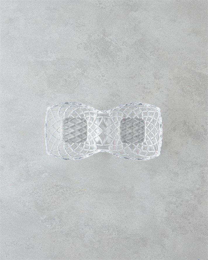 Crux Cam Sunumluk 25,5x13x7 cm Şeffaf