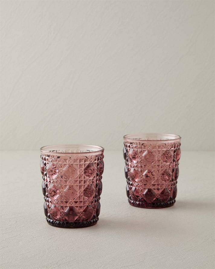 Crysta Cam 2li Bardak 300 ml Pembe