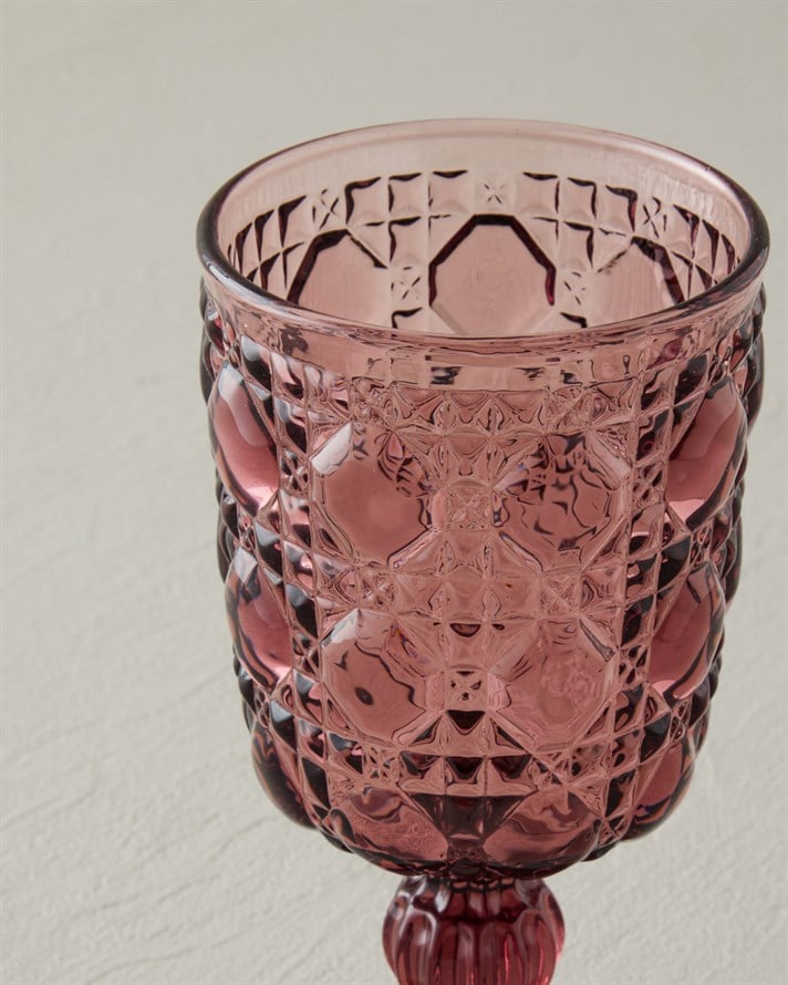 Crysta Cam 2li Kadeh 250 ml Pembe