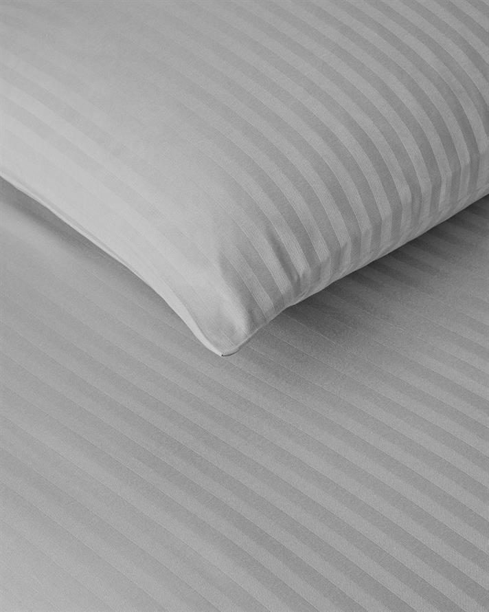 Crystal İpeksi Twill Çift Kişilik Çarşaflı Nevresim Takımı Gri