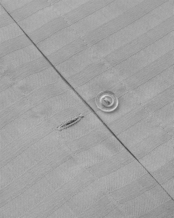 Crystal İpeksi Twill Çift Kişilik Çarşaflı Nevresim Takımı Gri