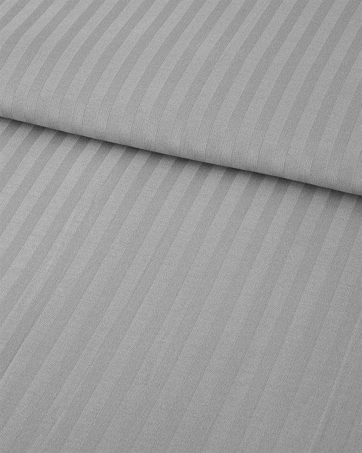 Crystal İpeksi Twill King Size Çarşaflı Nevresim Takımı Gri