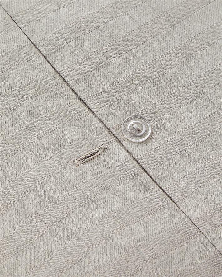 Crystal İpeksi Twill King Size Nevresim Takımı 240x220 cm Taş Rengi