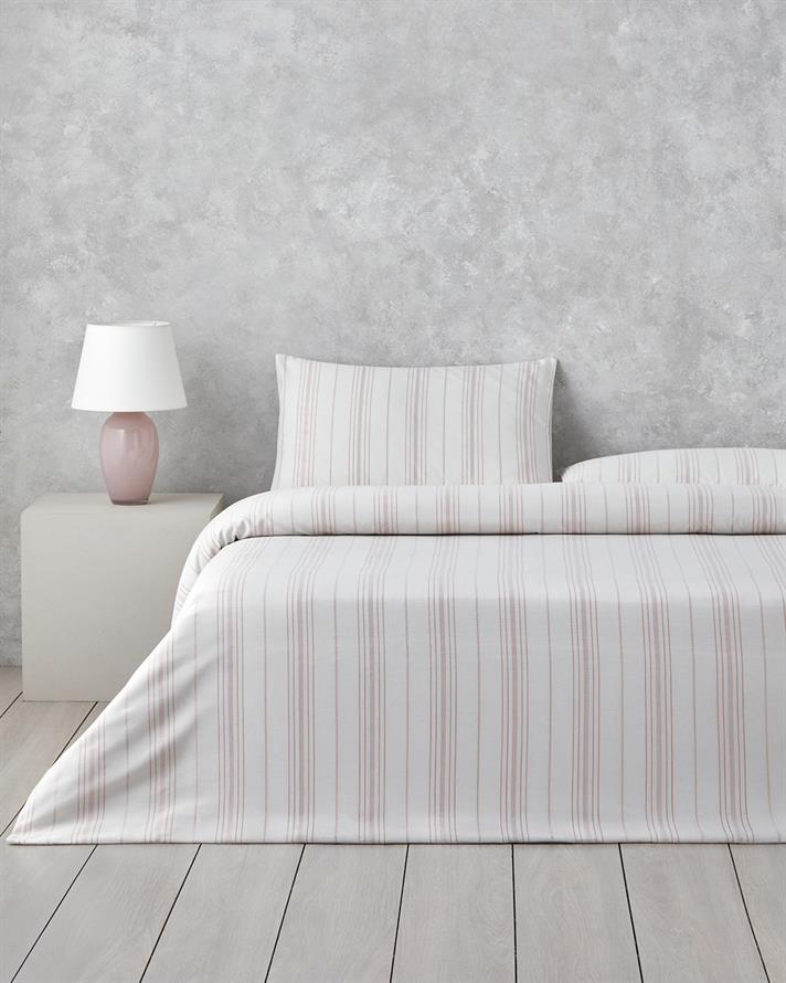 Crystal Vibe İpliği Boyalı Tek Kişilik Nevresim Takımı 160x220 cm Pembe