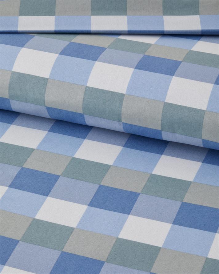 Cuby Kolay Ütülenir Tek Kişilik Nevresim Seti 160x220 cm Seledon - Mavi