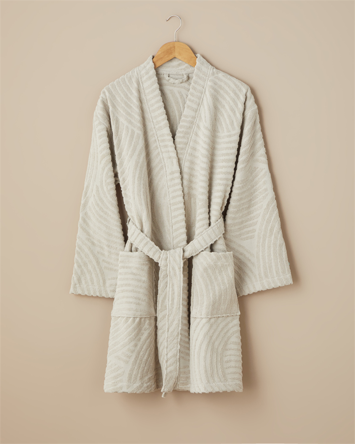 Curve Pamuk Bornoz Bej