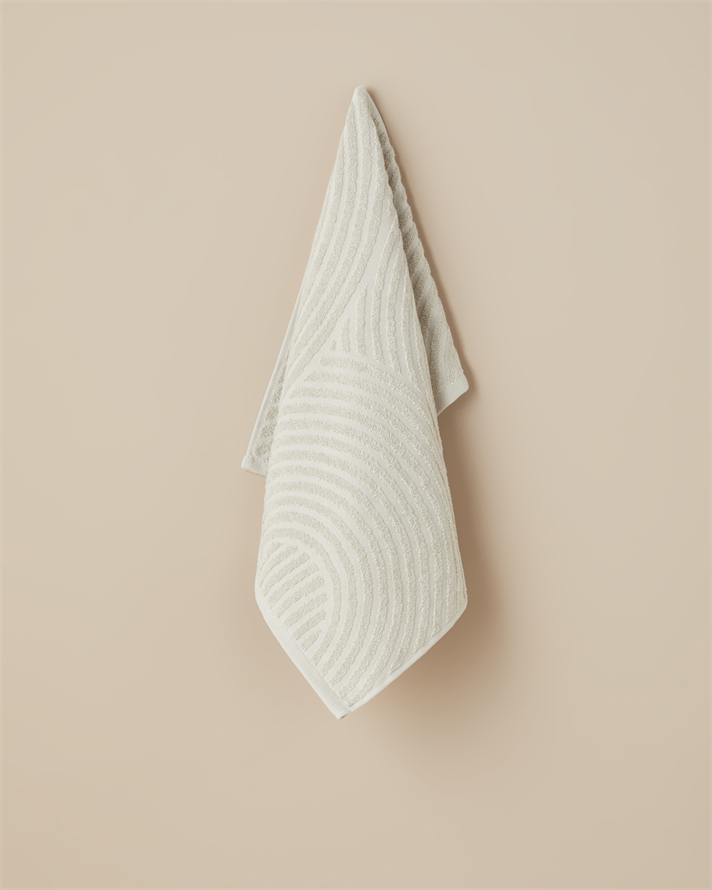 Curve Pamuk Yüz Havlusu 50x70 cm Bej