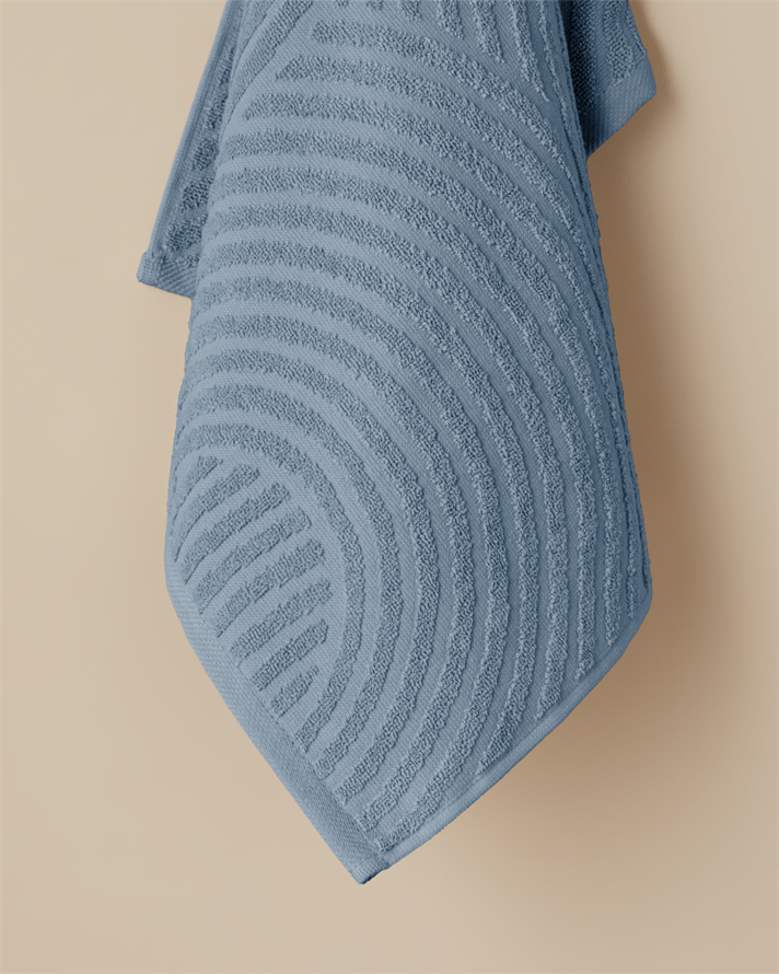 Curve Pamuk Yüz Havlusu 50x70 cm Mavi