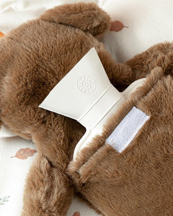 Cute Dogs Pelüş Sıcak Su Torbası Kahverengi