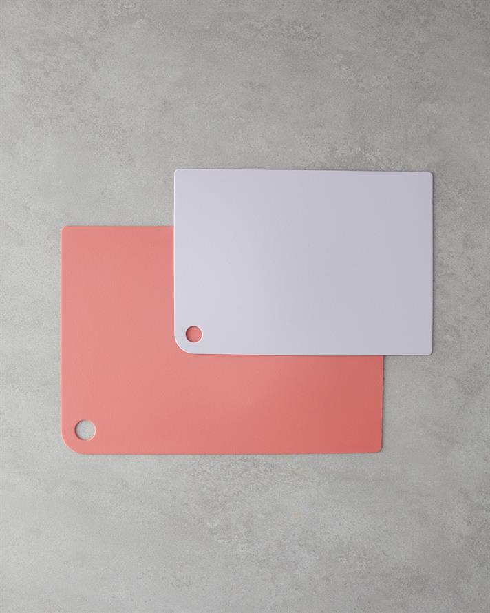 CutMe 2li Kesme Tahtası 27-34 cm Lila - Pembe