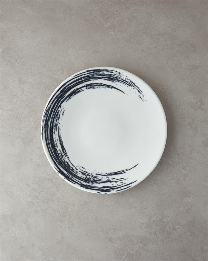 Cycle Porselen Servis Tabağı Siyah