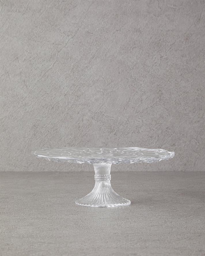 Cyrus Cam Kek Standı 25 cm Şeffaf