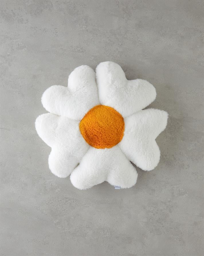 Daisy Bebe Dekoratif Kırlent 40 cm Beyaz