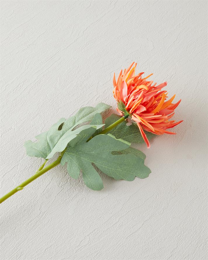 Daisy Tek Dal Yapay Çiçek 60 cm Turuncu