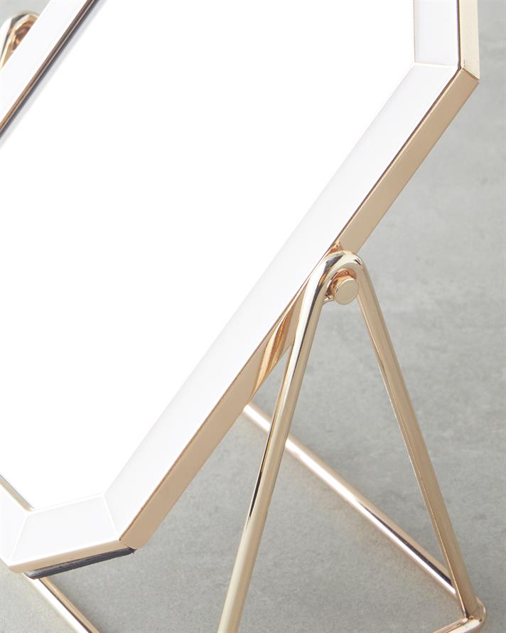 Daniel Metal Masa Aynası 13x18 cm Lila