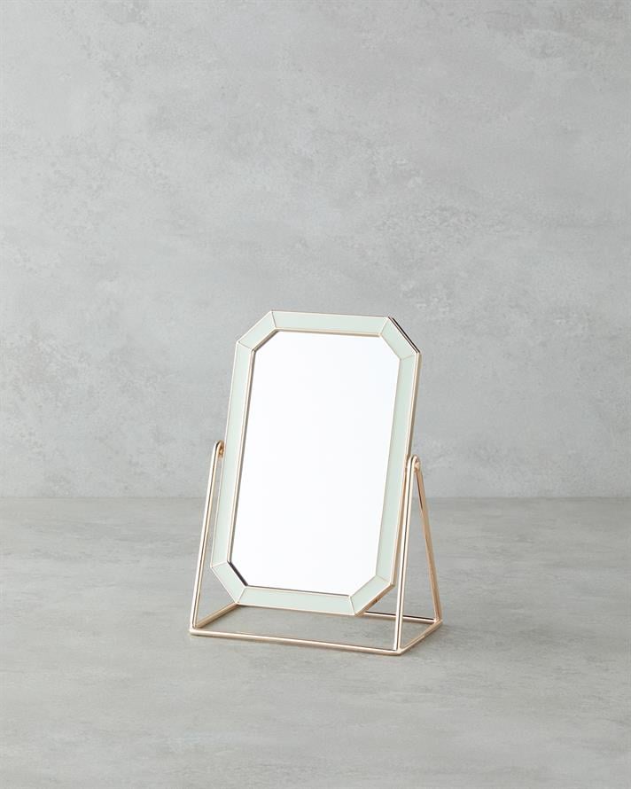 Daniel Metal Masa Aynası 13x18 cm Mint