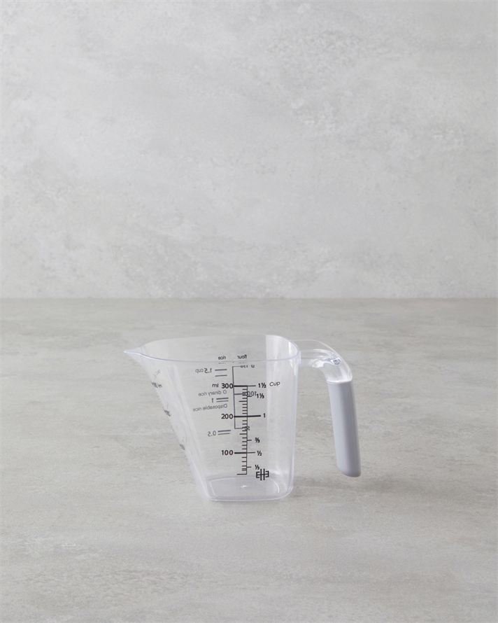 Daniel Plastik 2’li Ölçü Kabı Mutfak Gereci 300 – 600 ml Şeffaf