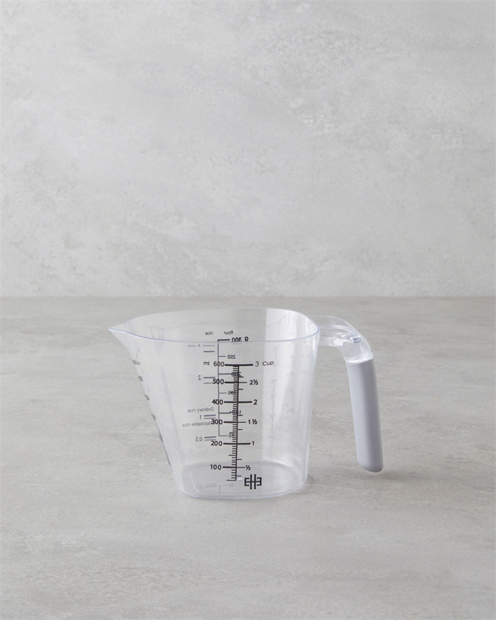 Daniel Plastik 2’li Ölçü Kabı Mutfak Gereci 300 – 600 ml Şeffaf