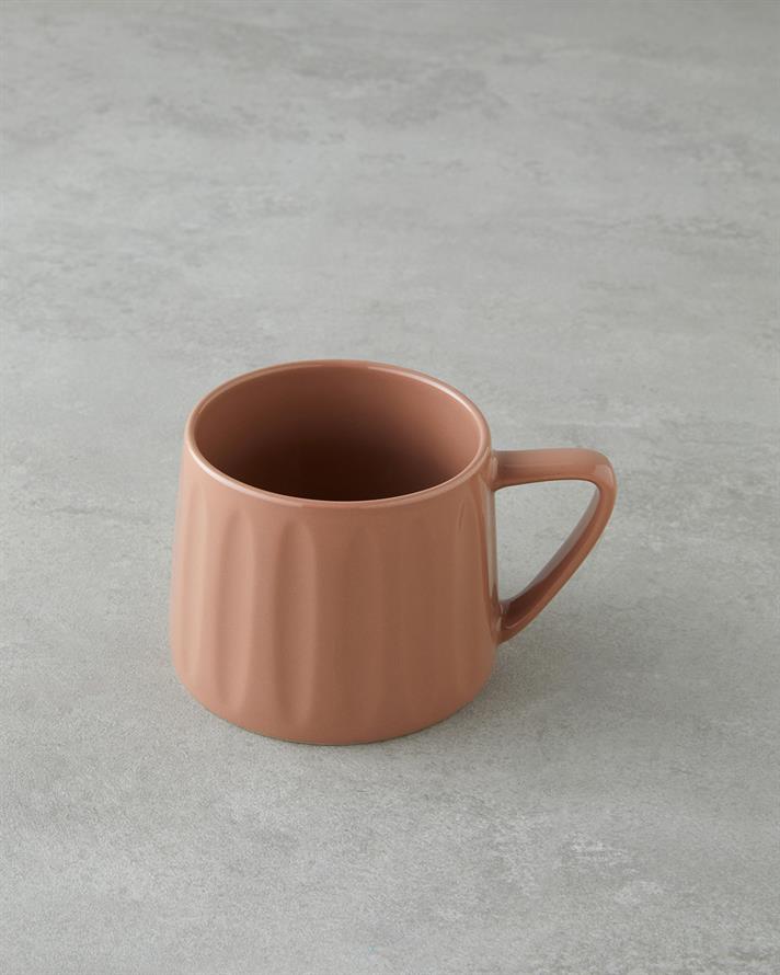 Daphne New Bone China Kupa 320 ml Açık Kahverengi