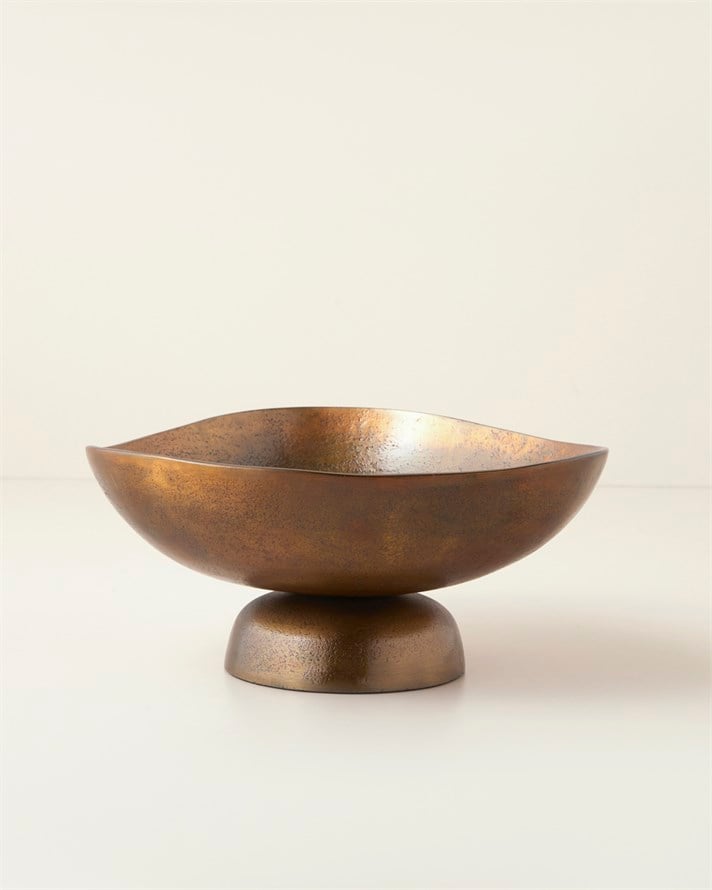 Daria Alüminyum Dekoratif 25x25x10 cm Gold