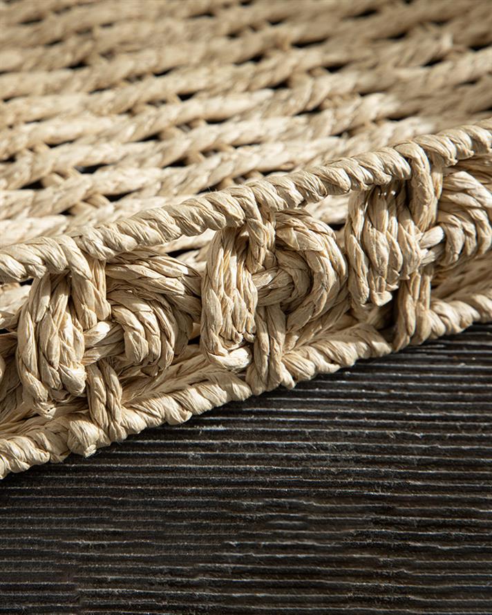 Dateless Hasır Tepsi Kahve