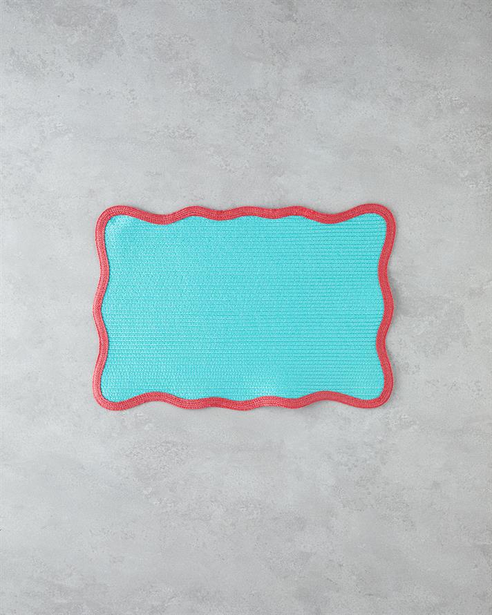 Daydream PP 2li Amerikan Servis 30x45 cm Mavi - Pembe