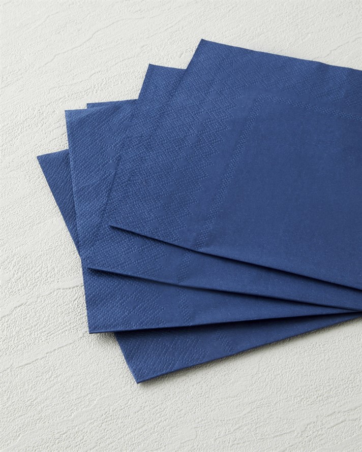 Deeper Kağıt 20li Kağıt Peçete 33x33 cm Lacivert