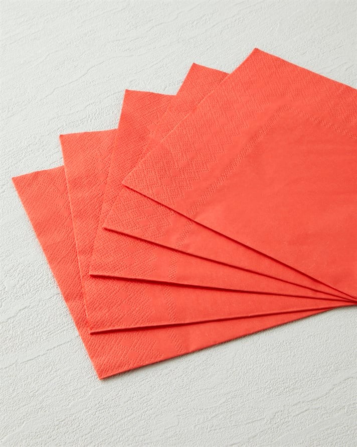 Deeper Kağıt 20li Kağıt Peçete 33x33 cm Kırmızı