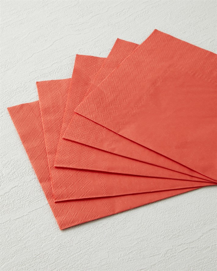 Deeper Kağıt 20li Kağıt Peçete 33x33 cm Kırmızı