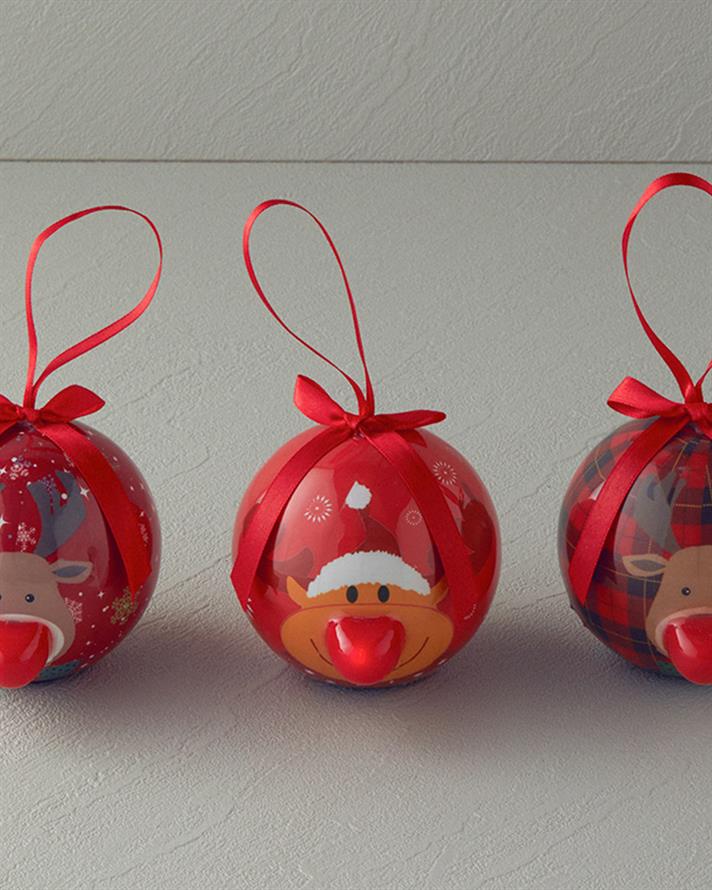 Deer Ledli Yılbaşı Ağaç Süsü Multicolor