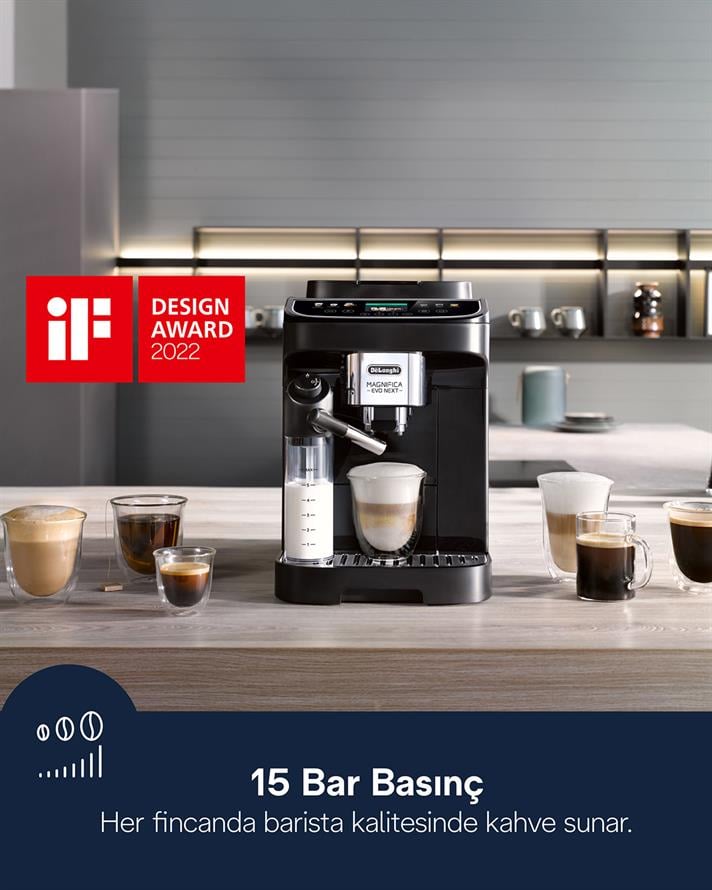 Delonghi Magnifica Evo Next Ecam 310.60.b Espresso Makinesi Siyah