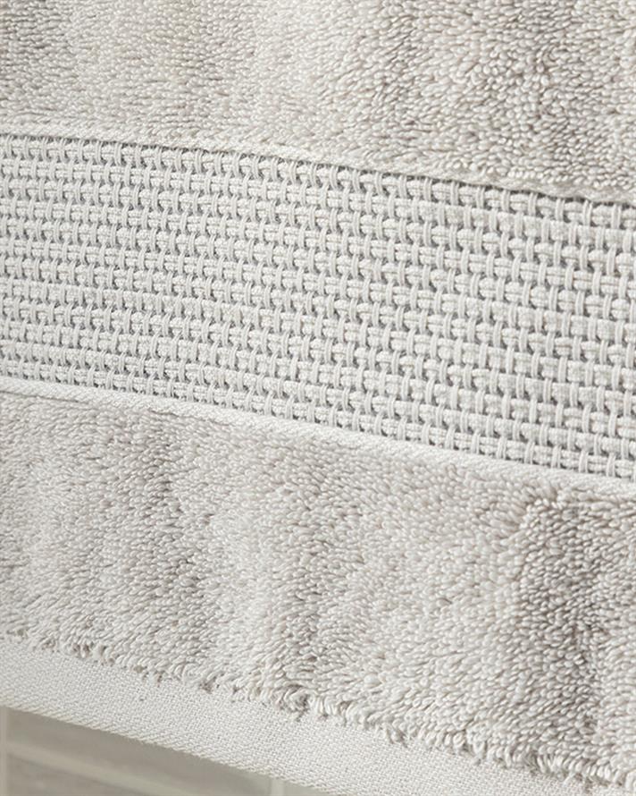 Deluxe Pamuklu Low Twist Yüz Havlusu 50x90 cm Gri