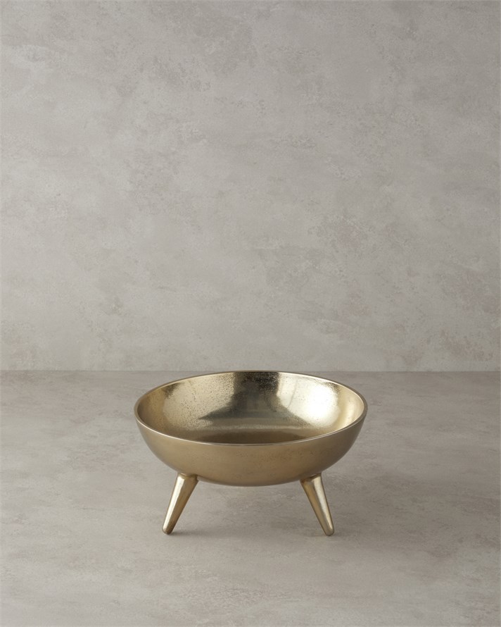 Deluxe Dekoratif Kase 28x28x14 cm Gold