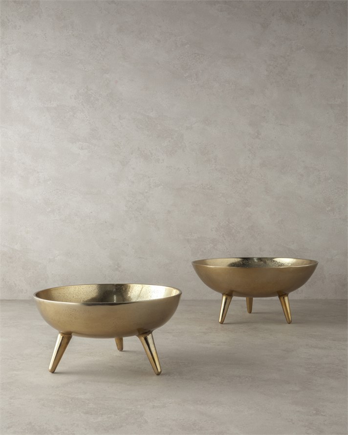 Deluxe Dekoratif Kase 28x28x14 cm Gold
