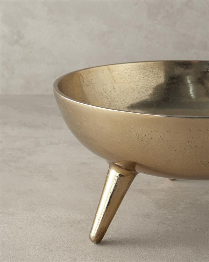 Deluxe Dekoratif Kase 28x28x14 cm Silver