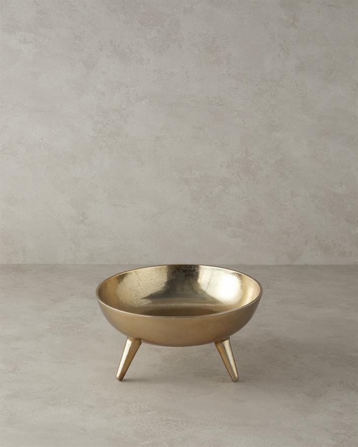 Deluxe Dekoratif Kase 28x28x14 cm Silver