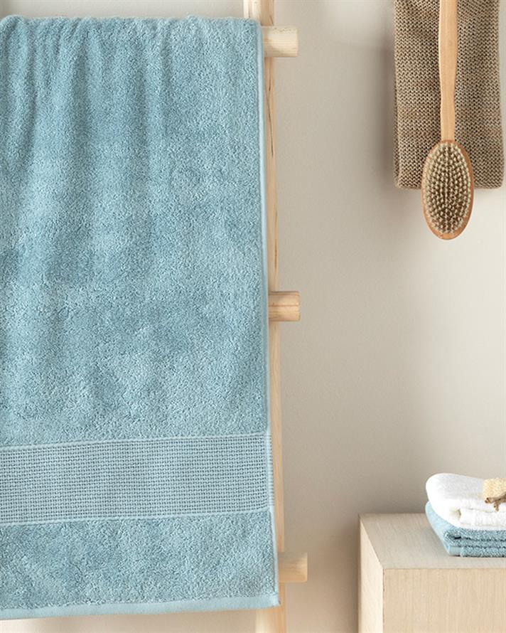 Deluxe Low Twist Banyo Havlusu Mavi