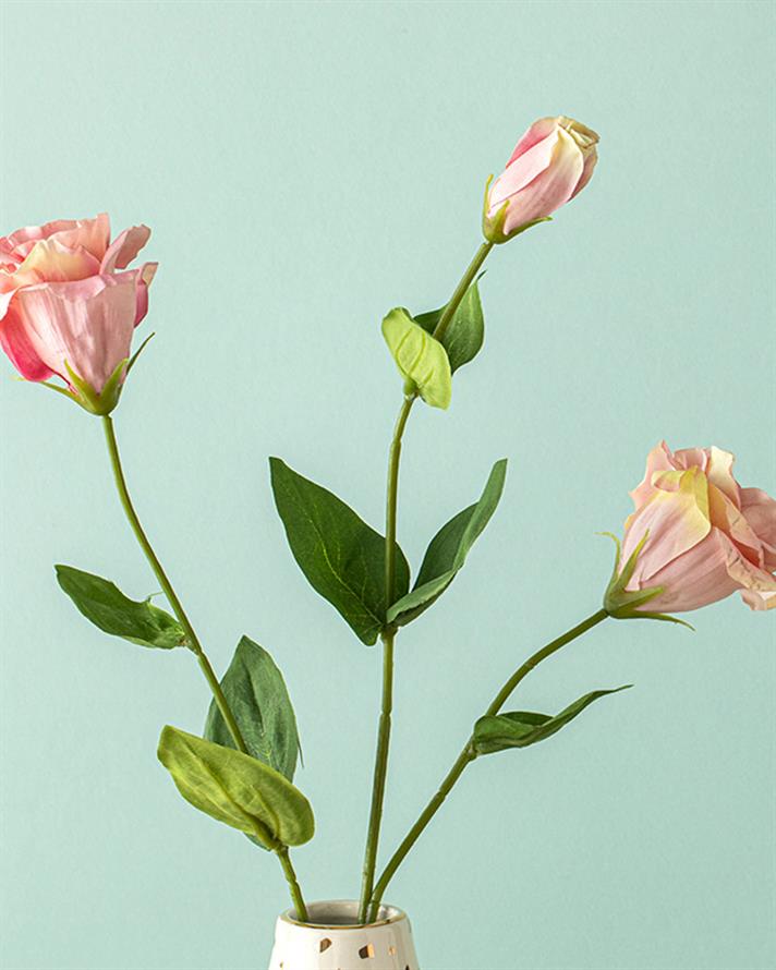 Deluxe Roses Tek Dal Yapay Çiçek Kırmızı