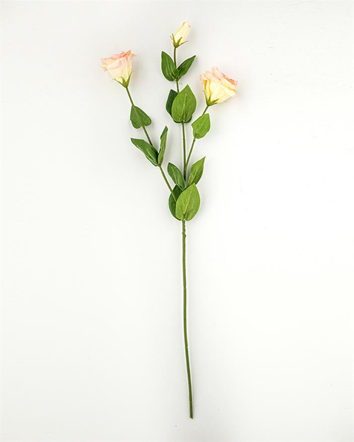 Deluxe Roses Tek Dal Yapay Çiçek Şampanya