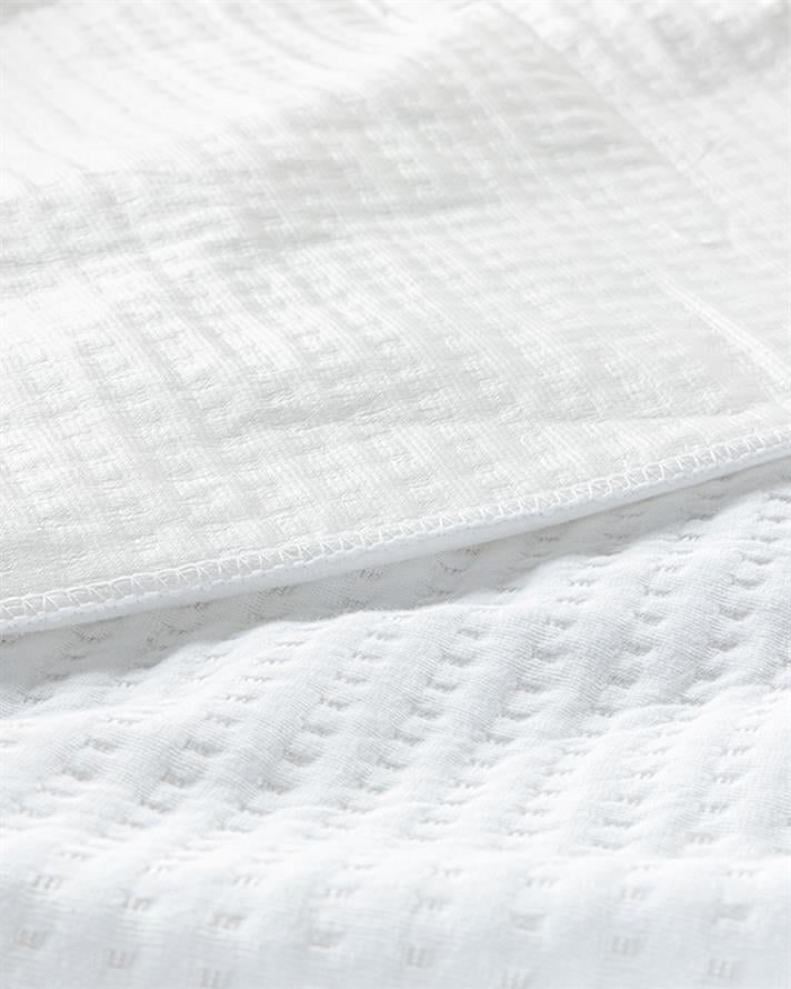 Deluxe Sıvı Geçirmez Çift Kişilik Yatak Koruyucu Alez 160x200 + 30 cm Beyaz