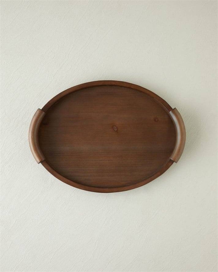 Denita Mdf Dekoratif Tepsi 41x30 cm Kahve