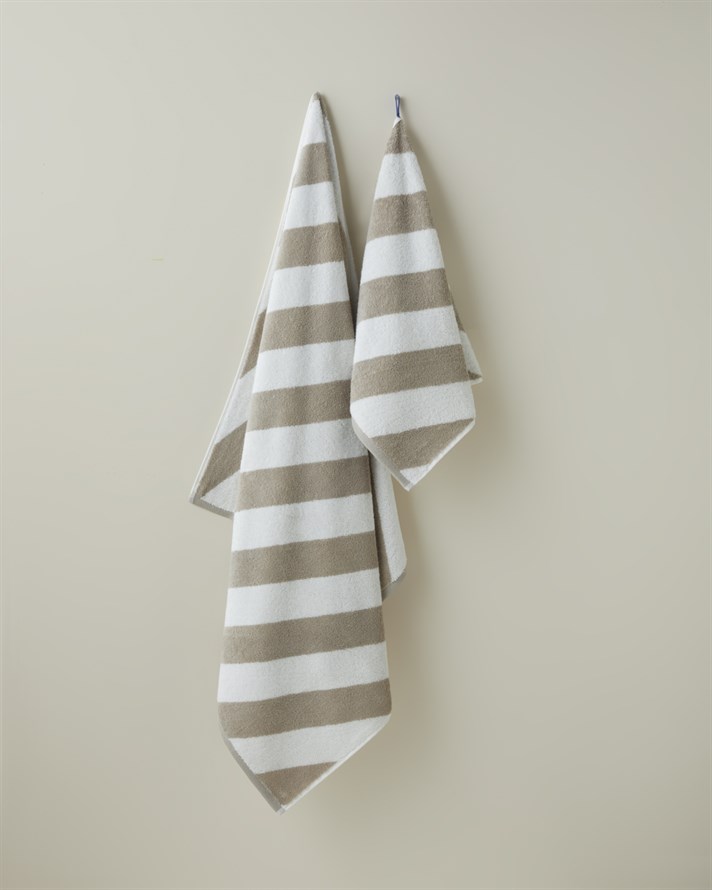 Diagonal %100 Pamuk Banyo Havlusu 90x150 cm Bej