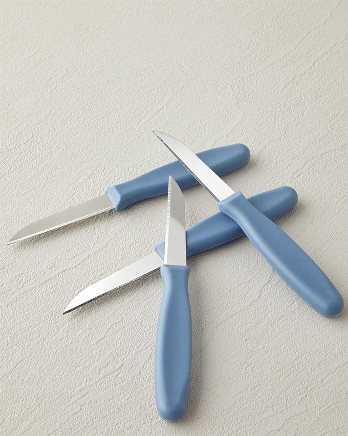 Diana Çelik 4lü Meyve Bıçak 16 cm Mavi