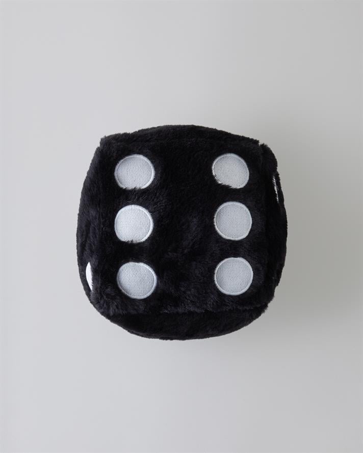 Dice Dekoratif Kırlent 20x20 cm Siyah