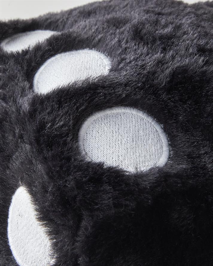 Dice Dekoratif Kırlent 20x20 cm Siyah