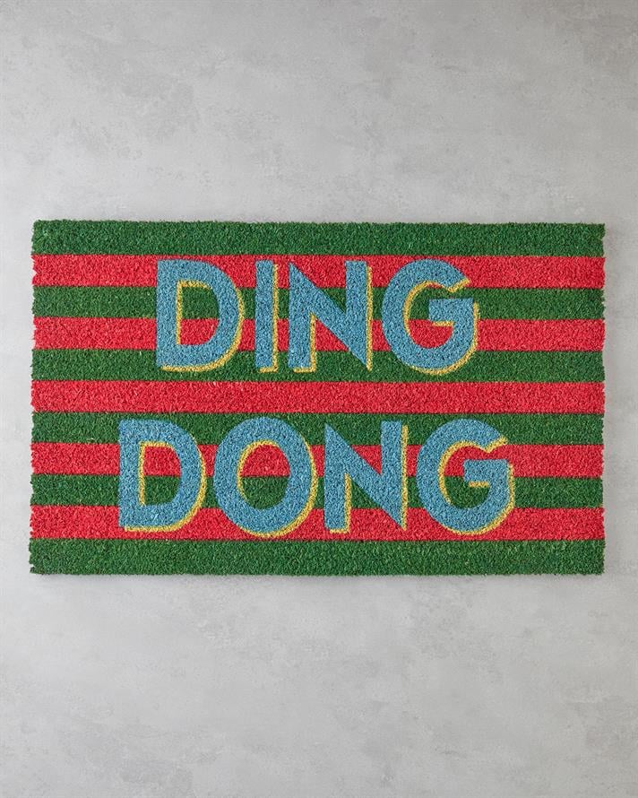Ding Dong Kapı Önü Paspası 45x75 cm Multicolor