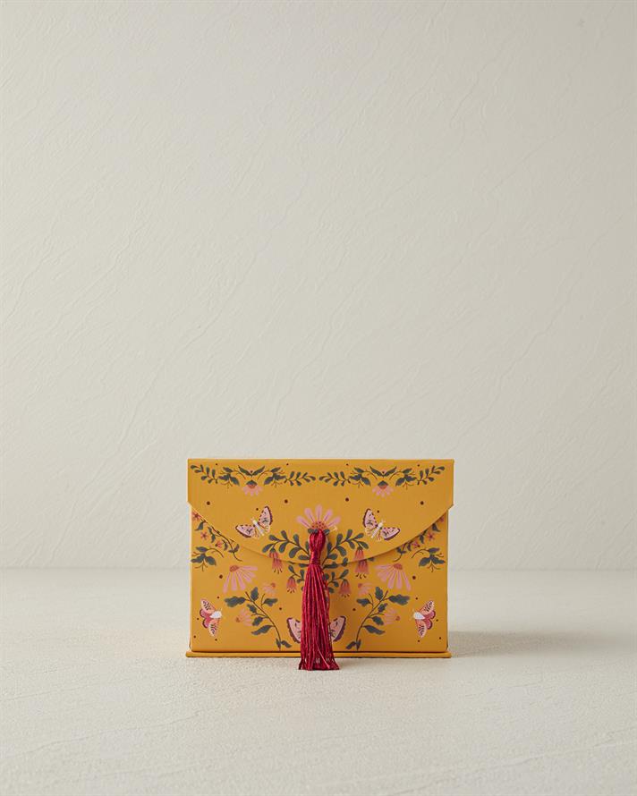 Dipsy New Bone China 4 Parça 2 Kişilik Kahve Fincan Takımı 100 ml Hardal